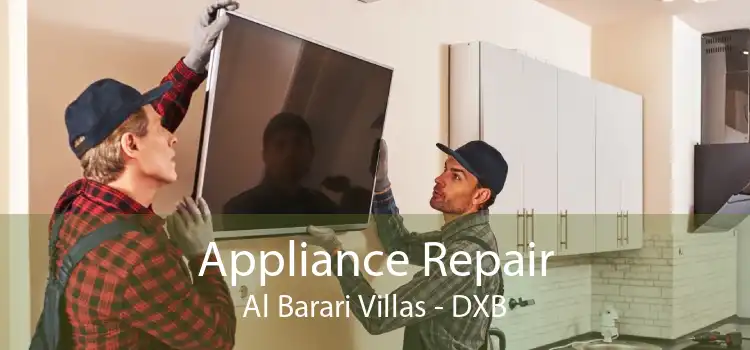 Appliance Repair Al Barari Villas - DXB