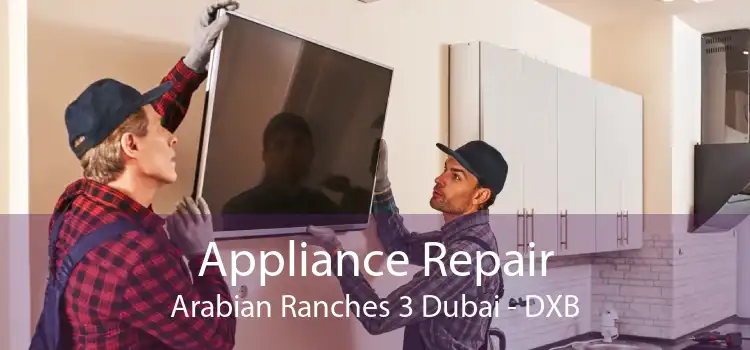 Appliance Repair Arabian Ranches 3 Dubai - DXB