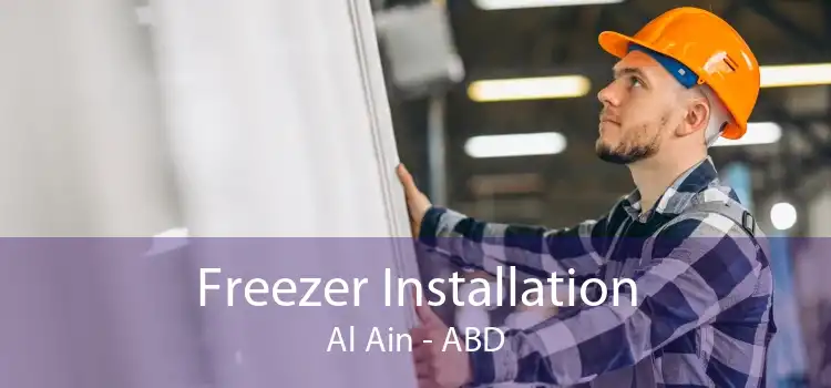Freezer Installation Al Ain - ABD