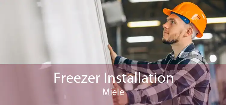 Freezer Installation Miele