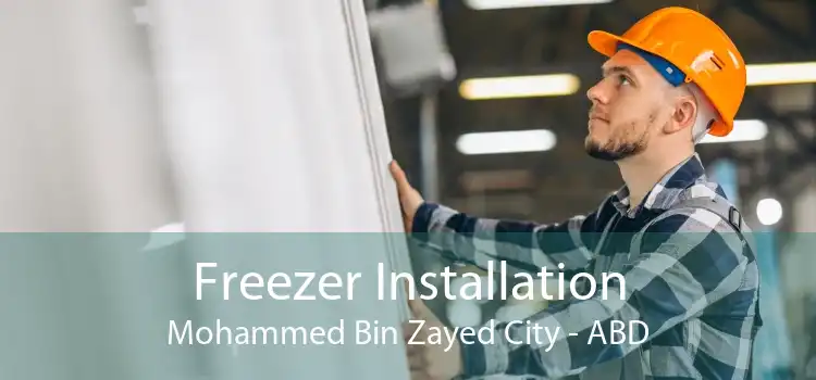 Freezer Installation Mohammed Bin Zayed City - ABD