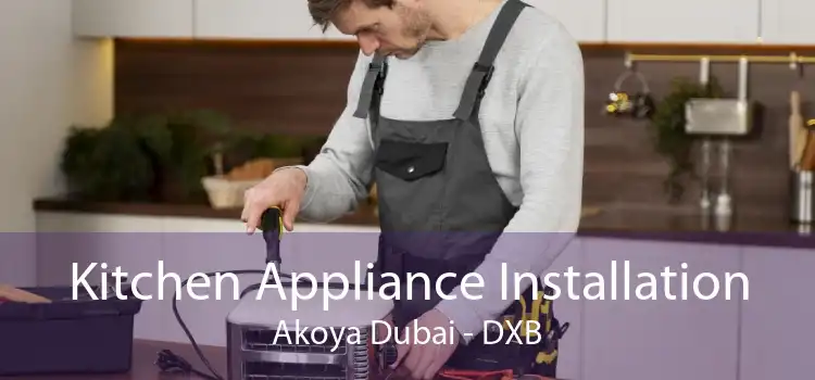 Kitchen Appliance Installation Akoya Dubai - DXB