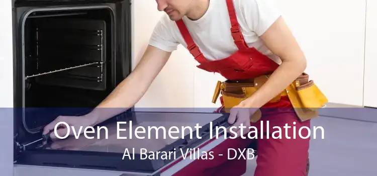Oven Element Installation Al Barari Villas - DXB